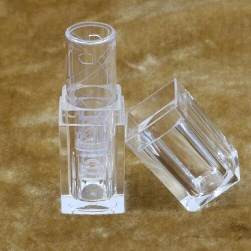 Transparents ample sack rounded high-grade lipstick tube, empty lip balm container F20172073
