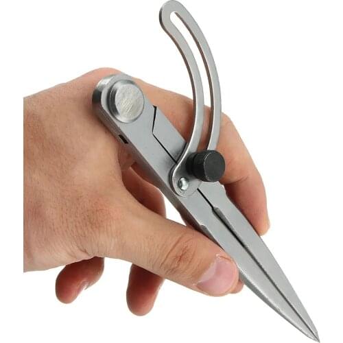 Wing Divider Leather Crafts Rotating Scratch Compass Woodwork Circle Drawing Tools DIY Sewing Handmade Tools