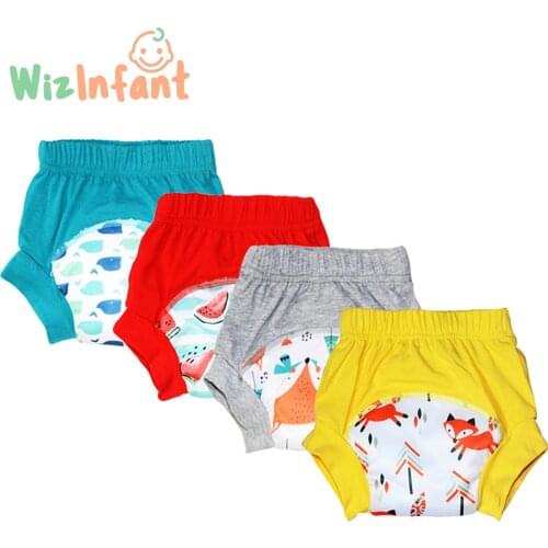 Potty Training Pants for Infant, Baby Cloth Nappy,Waterproof PUL and 2 layers Microfiber in the Middle