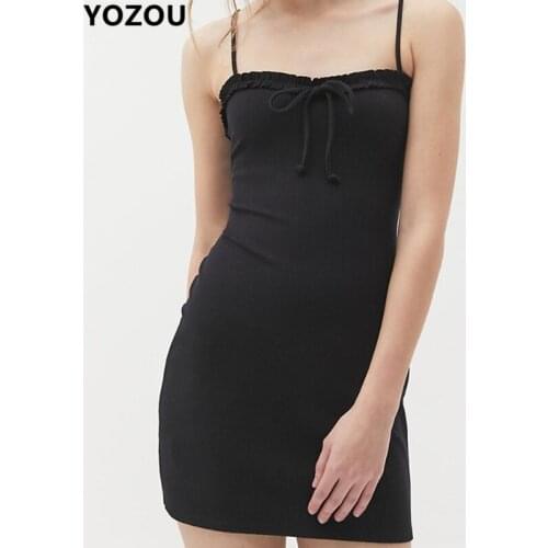 YOZOU Solid Summer Dresses