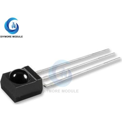 10 PCS/Lot TSOP4838 Infrared Receiver Module IC Chip 38kHz 2.5V-5.5V 45m Transmission Range For PCM Remote Control Systems