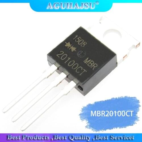 10PCS MBR20100CT MBR20100 TO220 20100CT molewei Schottky rectifier diode 20A 100V TO-220 package