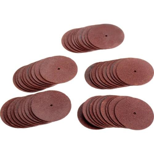 50Pcs Dual Sided Cutting Disc 38mm Resin Grinding Wheel Mini Circular Saw Polishing Sanding Discs For Drill Dremel Rotary Tool