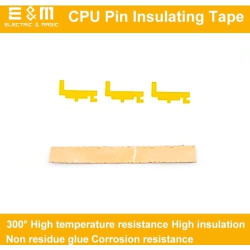 8gen CPU Pin Insulating Tape Sticker I5 for LGA1151 I5-8400 8500 8600K I7-8700 8700K 300 Degrees Temperature Resistance