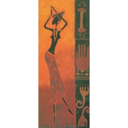 Abstract African woman painting print on canvas Classical decoration supply decor craft art painting