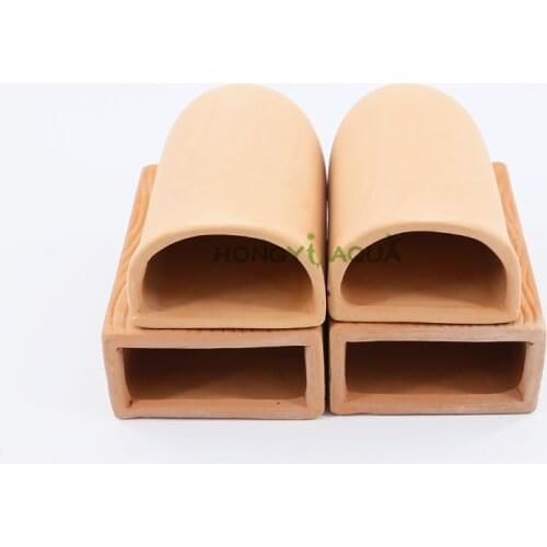 Fish tank landscaping Aquarium Decorative ornaments Shrimp breeding station Fish nest Clay pot Dodge house