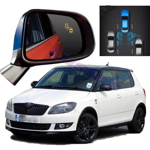 Car BSM BSD BSA Radar Warning Safety Driving Alert Mirror Detection Sensor For Skoda Fabia 5J 2007 2009 2010 2011 2012 2013 2014