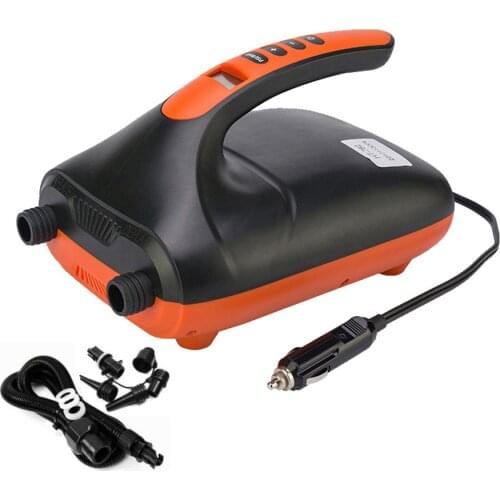12V Electric Air Pump Intelligent Inflatable Pump Electric Air Pump Dual Stage For Inflatable Paddle Board & Boat Airbed