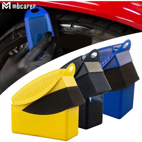 Car Wheel Polishing Waxing Sponge ABS Plastics Washing Cleaning Brush Sponge Car Wash Clean Brush Cleaning Tool Auto Accessories