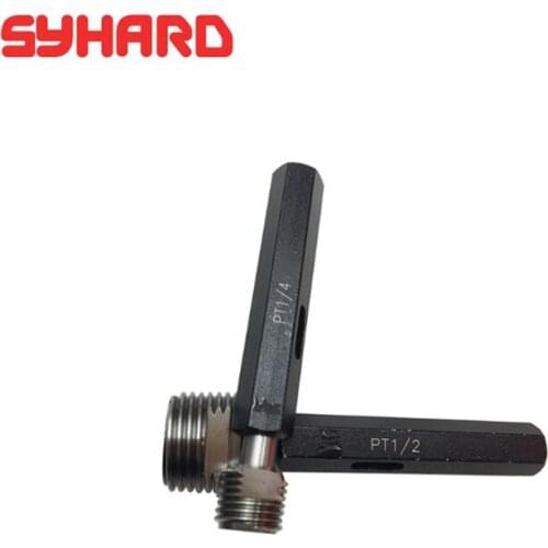 Taper Pipe Thread Plug Gauge Measuring Tools PT1/8 PT1/4 PT3/8 PT1/2 PT3/4