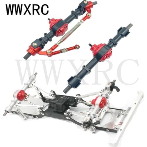 Metal Gear Front Rear Axle Set for 1/12 MN D90 FJ45 MN99s RC Car Refit Upgrade Parts Accessories