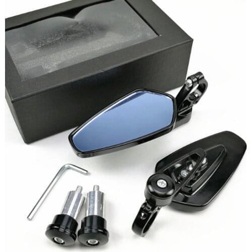 Motorcycle Mirrors Bar End Rear View Handlebar End Mirror 22mm For DUCATI Panigale 1199 Monster 696 Hypermotard 821 Multistrada