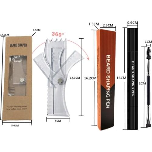 Natural Hair Moustache Beard Filler Pen Fast Camouflage Long-lasting Black