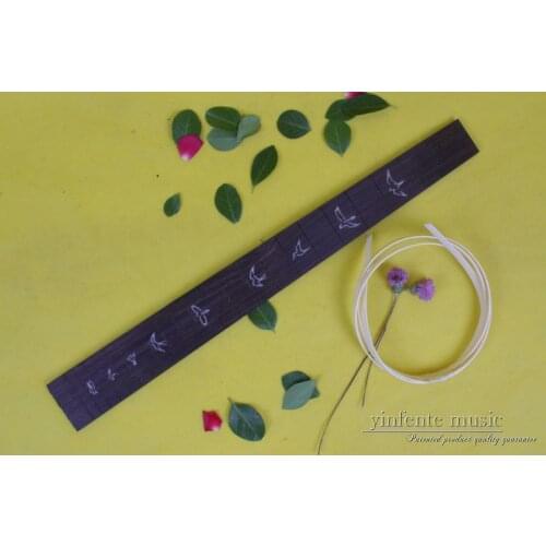 New electric Guitar Fretboard 22 fret rose wood 24.75" unfinished bird inlay #76