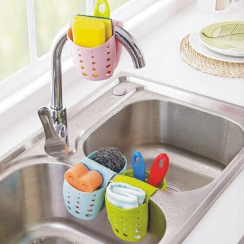 Sink receiving hanging bag draining basket faucet receiving draining basket creative kitchen supplies storage rack storage rack