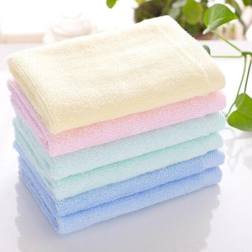 30*30CM Bamboo cellulose color square towel advertising gift water absorbent childrens face towel
