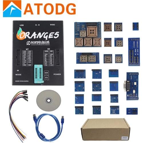 Orange5 New OEM Orange5 programmer With Full Packet Orange 5 professional Programmer Orange5 full adapters good quality
