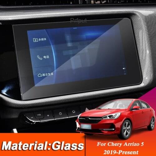Car Styling GPS Navigation Screen Protective Film For CHERY Arrizo 5 2019-Present Dashboard Display PET Sticker Auto Accessories