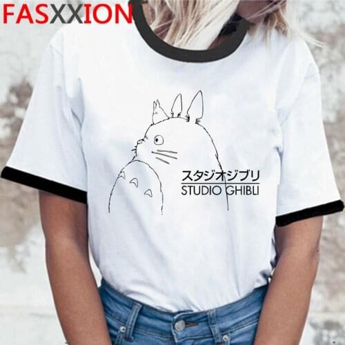 Totoro Studio Ghibli top tees clothes women harajuku graphic tees women japanese kawaii ulzzang top tees tumblr vintage