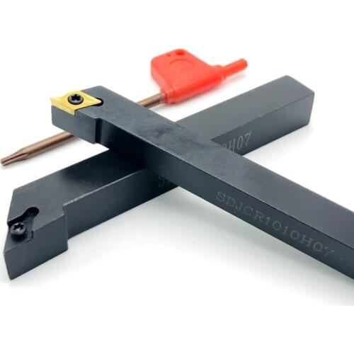 DCMT070204 VP15TF UE6020 US735 carbide insert + 1PC SDJCR1010H07 SDJCR1212H07 SDJCR1616H07 CNC turning tool cutting tool holder