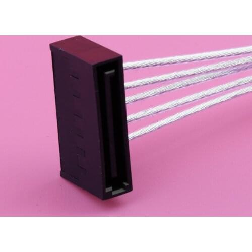 20cm Male to Female SATA Hard Drive Power Supply Extension Cable Wire White