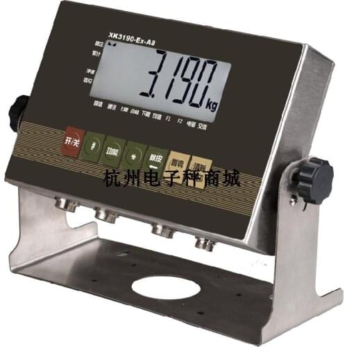 XK3190-Ex-A8 Fully Stainless Steel Intrinsically Safe Explosion-Proof Instrument Electronic Scale Platform Scale Indicator