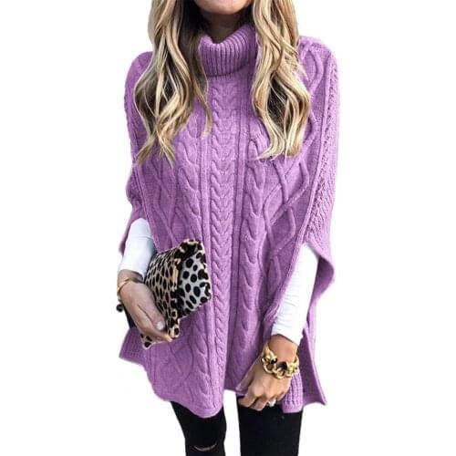 Womens Sweaters Acrylic Fiber Cotton Turtleneck Ladies Autumn Twist Knitted Pullover Top Knitwear Bottoming Sweater Womens