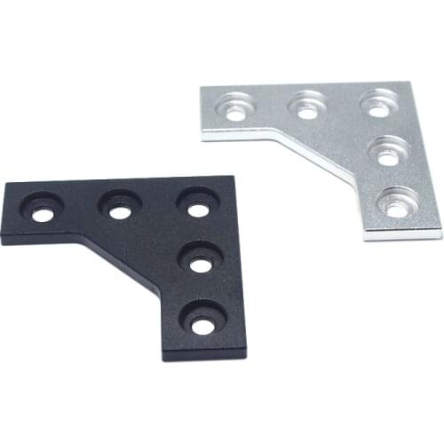 1pcs 90 Degree Joining Plate 5 Hole Connector Plate for V-slot Aluminum Profile 2020