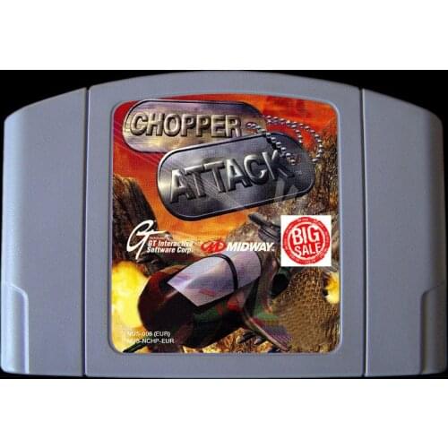 64 Bit Games ** Chopper Attack ( English PAL Version!! )