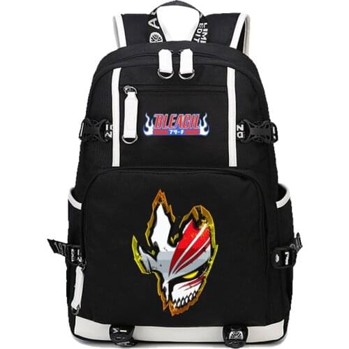 Anime Bleach Printing Backpack Japan cartoon canvas Boys Girls School Bags for Teenagers shoulder bag Mochila Bagpack