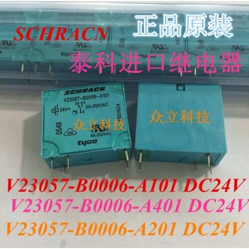 Free shipping lot (5 pieces/lot) V23057-B0006-A101 24VDC 5PINS Power Relay original New