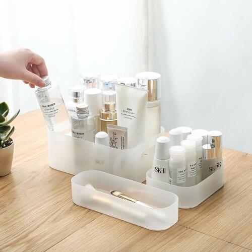 Free Combination Desktop Transparent Jewerly Bead Storage Containers Plastic Acrylic Makeup Organizer