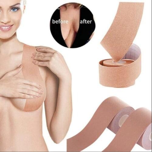 Sexy Comfort Push Up Bra 5M Body Invisible Bra Women Boob Tape Nipple Cover DIY Breast Lift Tape Sticky Bra Lift Up Boob Tape