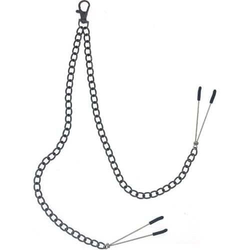 30cm Chains Metal Nipple Clamps Sex Toys Nipples Clips Adult Games For Couples Flirt Toys Nipple Clips For Women