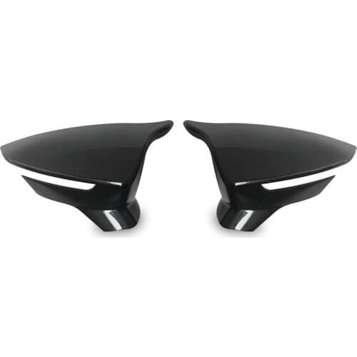 For Seat Leon Mk3 Bat Mirror Cover 2012 and After Piano Black