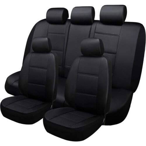Black gray leather car seat cover For mazda 3 2010 bl bk 6 2009 gg gh gj cx-7 cx-5 cx3 demio cx9 accessories
