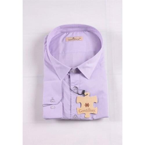 Gentilbay Mens Aloha Digital Lcyra Printed Cotton Fabric Pink Slimfit Sport Long-Sleeve Dress LCD007 Shirt