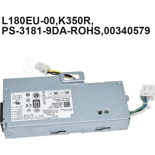 Quality 100% desktop power supply For 780 L180EU-00 K350R 0K350R PS-3181-9DA-RoHS Fully tested Refurbished Condition