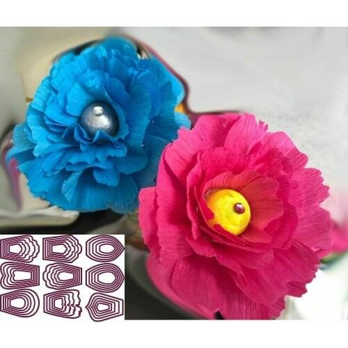 Beautiful Flowers Petal Metal Cutting Die Stencil Scrapbooking Paper Craft Decor