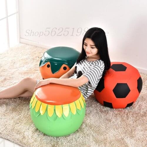 Creative fruit change shoes stool children cartoon leather stool children small bench sofa stool pier fashion shoes low stool