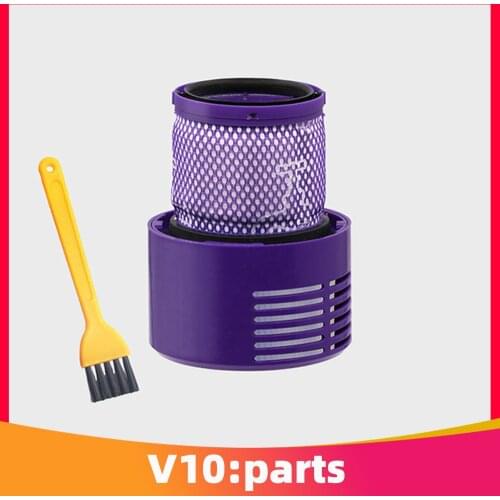 Washable Big Filter Unit For Dyson V10 Sv12 Cyclone Animal Absolute Total Clean Cordless Vacuum Cleaner, Replace Filter