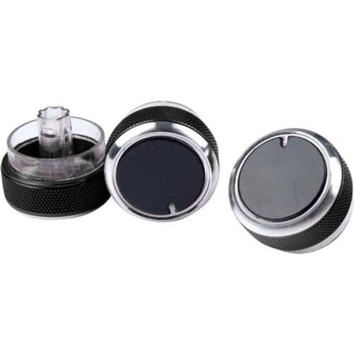 New Fashion Arrival Car Air Conditioning Control Panel Switch Knob Manually Modified Cover Car Accessories Button Aluminum