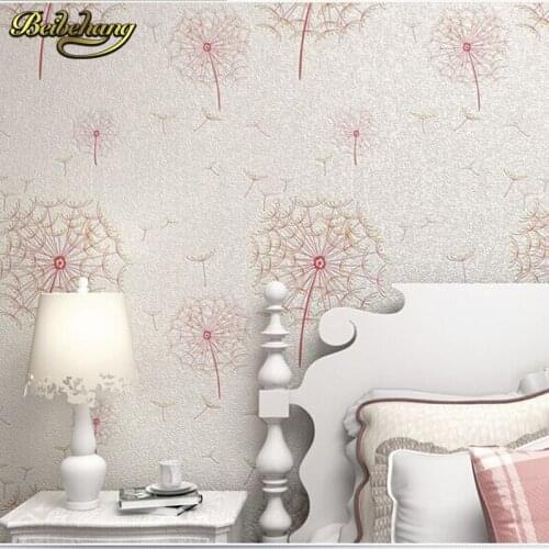 Beibehang papel de parede para quarto Dandelion light wallpaper backdrop living room bedroomTV sofa bed wallpaper nationwide