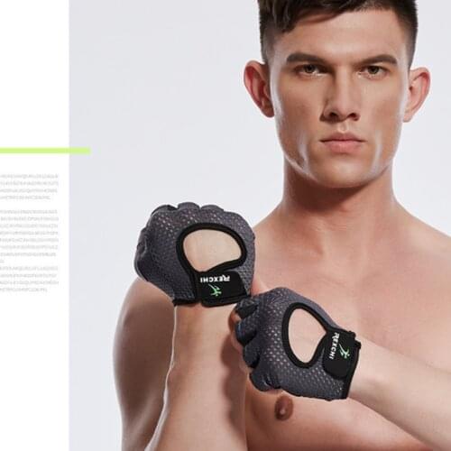 Professional Gym Gloves Women Weight Lifting Crossfit Workout Fitness Gloves Breathable Bodybuilding Half Finger Hand Protector