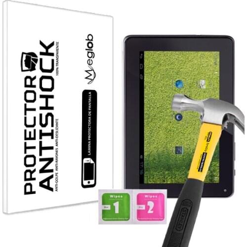 Screen protector Anti-Shock Anti-scratch Anti-Shatter compatible with Tablet Wolder miTab Evolution T1