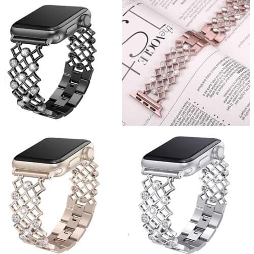 Band For Apple Watch Series 4 3 2 1 Stainless Steel Replacement Strap Wrist Watch Band Bracelet For Apple iWatch 38mm 42mm