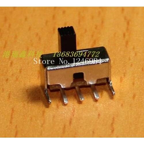 [SA]Small electronic switch toggle switch slide switch DC power switching DC 3.0 spacing SS-12F23---200pcs/lot