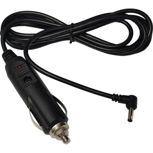 JKM 12V/24V Car Cigarette Lighter Plug To DC 5.5*2.1mm Cable DC 3.5*1.35mm Wire