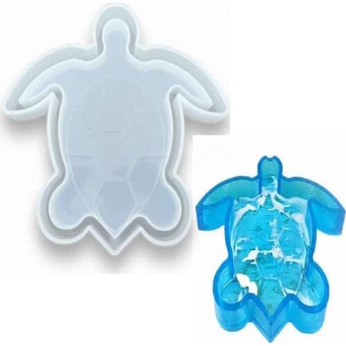 Turtle Resin Silicone Molds, Tortoise Serving Tray Molds for Epoxy Resin, Great for Home Decoration, Resin Ocean Wave Painting