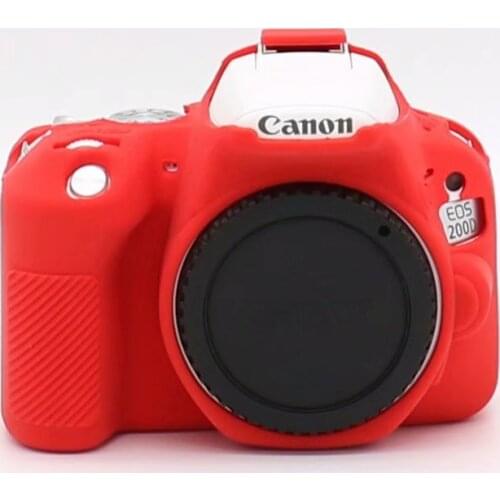 Camera Video Bag Silicone Protection Case for Canon EOS 200D 200DII 200D Mark II DSLR Accessories